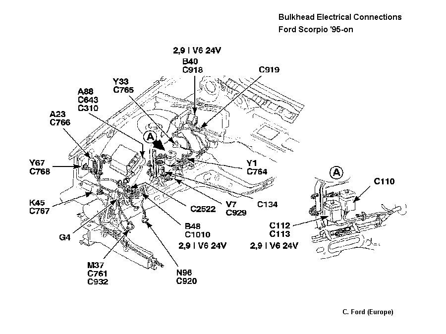Ford granada v6 wiring diagram #7
