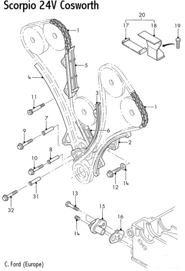 Scorpio Cosworth Timing Gear