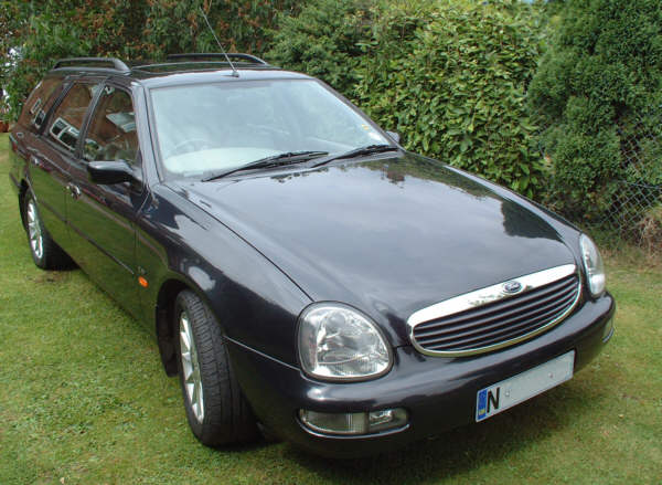 My Scorpio Cosworth Estate pictured in Summer 2003 after a wash and tidy up